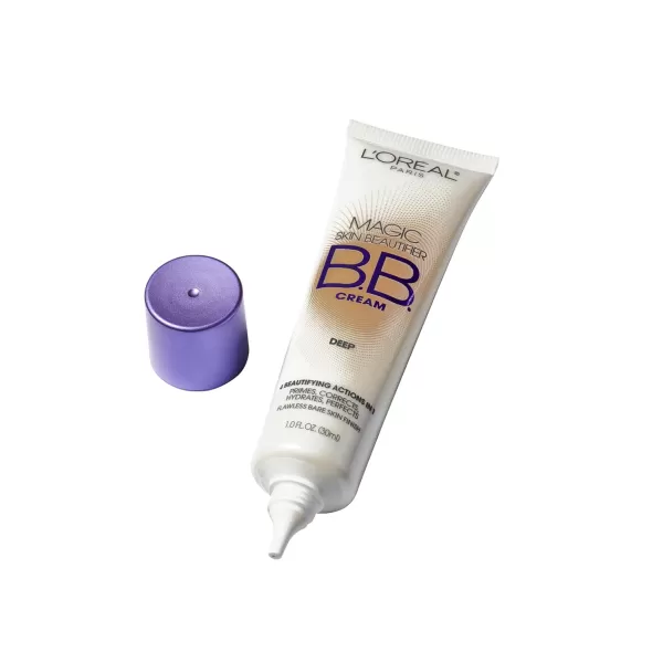 L'Oréal Paris Makeup Magic Skin Beautifier BB Cream Tinted Moisturizer, Medium, 1 fl oz, 1 Count