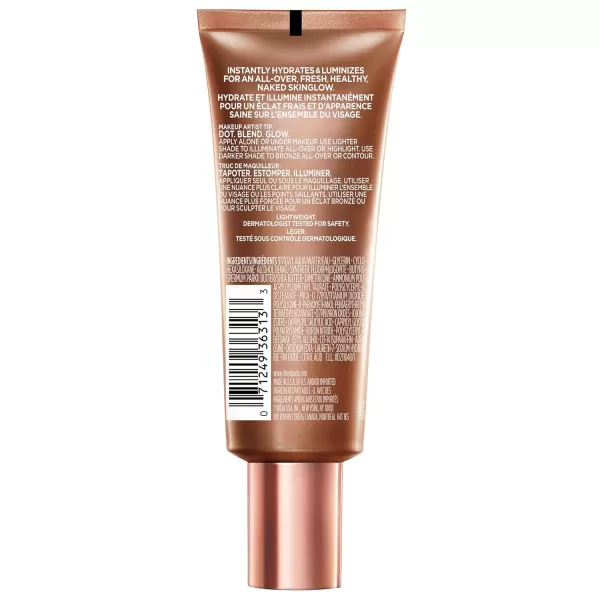 L'Oreal Paris Makeup True Match Lumi Glotion, Natural Glow Enhancer, Illuminator Highlighter Skin Tint, for an All Day Radiant Glow, Medium, 1.35 Ounces