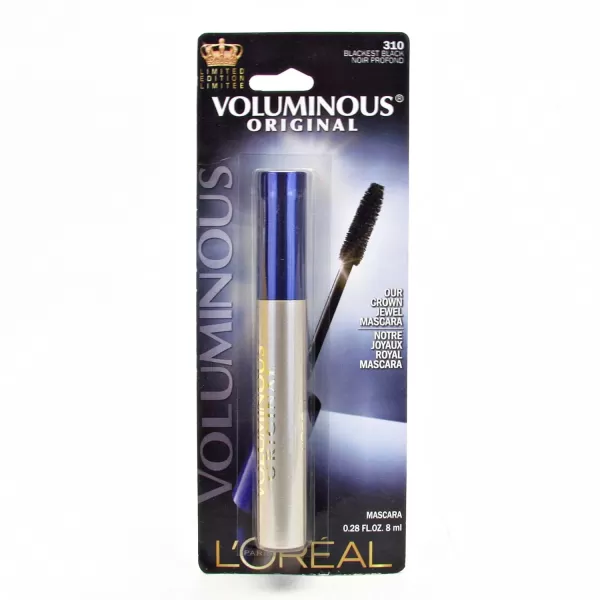 L’Oreal Paris Makeup Voluminous Original Volume Building Mascara, Carbon Black, 0.26 Fl Oz