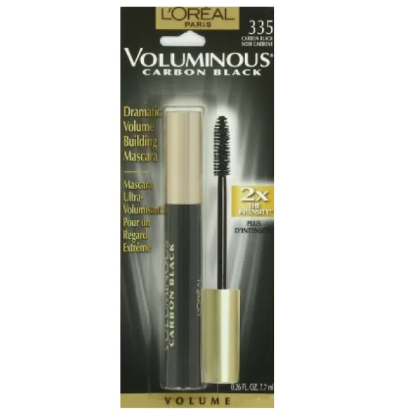 L’Oreal Paris Makeup Voluminous Original Volume Building Mascara, Carbon Black, 0.26 Fl Oz