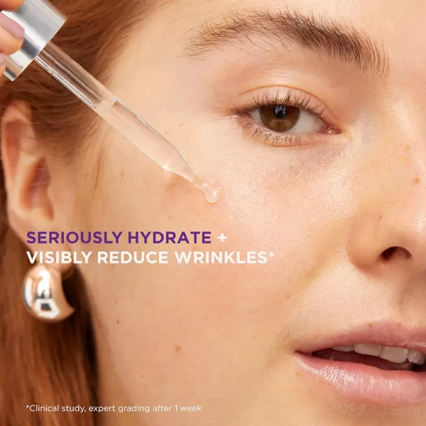 L'Oreal Paris Revitalift 1.5% Pure Hyaluronic Acid Face Serum, Hydrate &amp; Reduce Wrinkles, Fragrance Free 1.7 oz