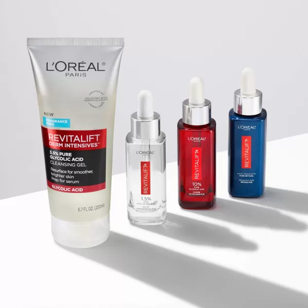 L'Oreal Paris Revitalift 3.5% Pure Glycolic Acid Brightening Cleansing Gel wth Salicylic Acid 6.7 fl oz)