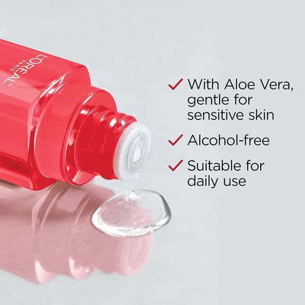L'Oreal Paris Revitalift 5% Pure Glycolic Acid Peeling Toner with Aloe Vera, Alcohol Free, Fragrance Free 6 fl oz)