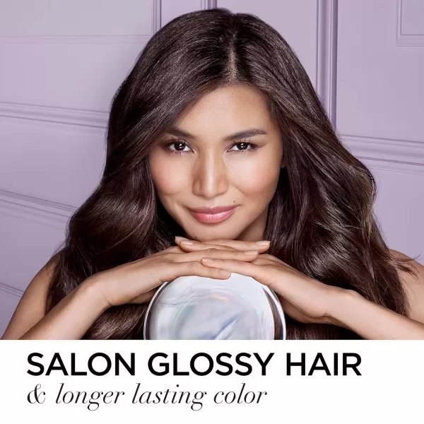 L'Oreal Paris Sulfate Free Glossing Shampoo, Intensifies Hair Shine &amp; Smoothness, pH Balanced &amp; Argan Oil Infused Vegan Hair Care, EverPure, 8.5 Fl Oz