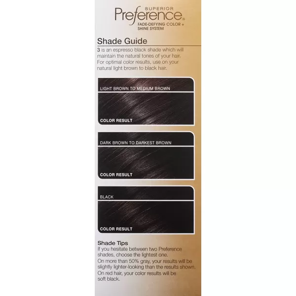 L'Oreal Paris Superior Preference Fade-Defying + Shine Permanent Hair Color, 9.5N Lightest Natural Blonde, Pack of 3, Hair Dye