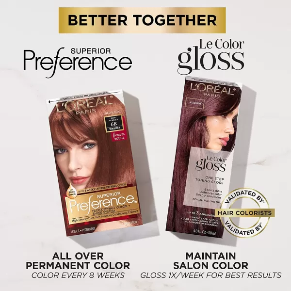 L'Oreal Paris Superior Preference Fade-Defying + Shine Permanent Hair Color, 9.5N Lightest Natural Blonde, Pack of 3, Hair Dye