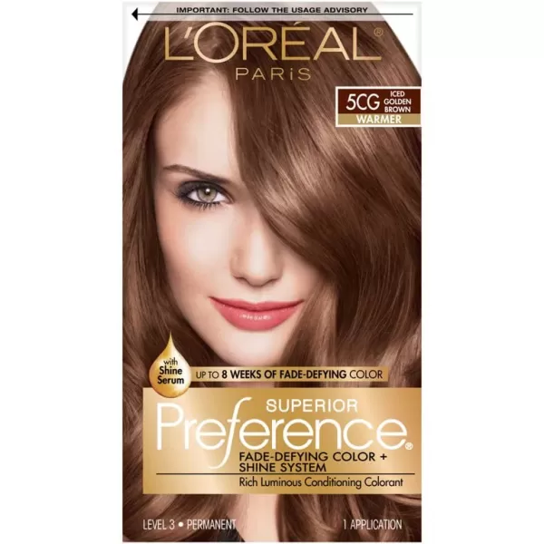 L'Oreal Paris Superior Preference Fade-Defying + Shine Permanent Hair Color, 9.5N Lightest Natural Blonde, Pack of 3, Hair Dye