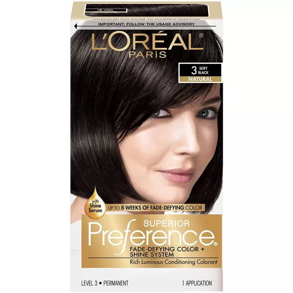 L'Oreal Paris Superior Preference Fade-Defying + Shine Permanent Hair Color, 9.5N Lightest Natural Blonde, Pack of 3, Hair Dye