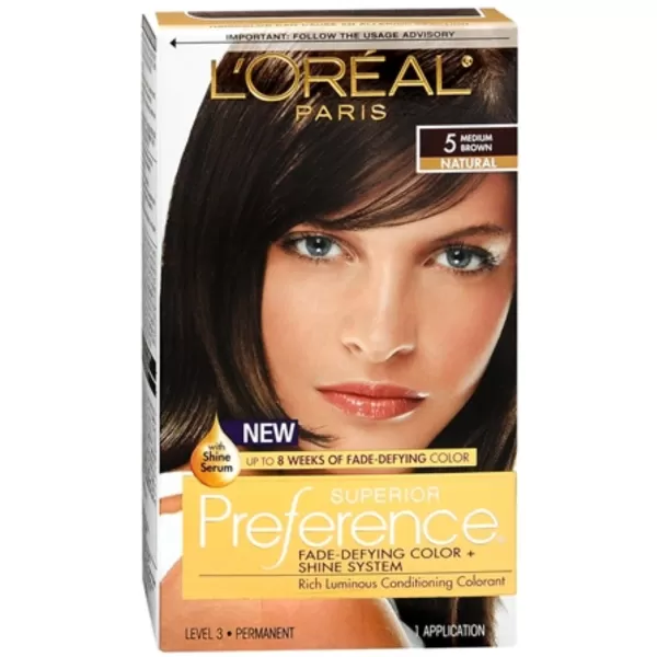 L'Oreal Paris Superior Preference Fade-Defying + Shine Permanent Hair Color, 9.5N Lightest Natural Blonde, Pack of 3, Hair Dye