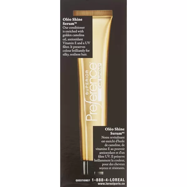 L'Oreal Paris Superior Preference Fade-Defying + Shine Permanent Hair Color, 9.5N Lightest Natural Blonde, Pack of 3, Hair Dye