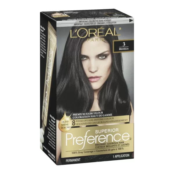 L'Oreal Paris Superior Preference Fade-Defying + Shine Permanent Hair Color, 9.5N Lightest Natural Blonde, Pack of 3, Hair Dye