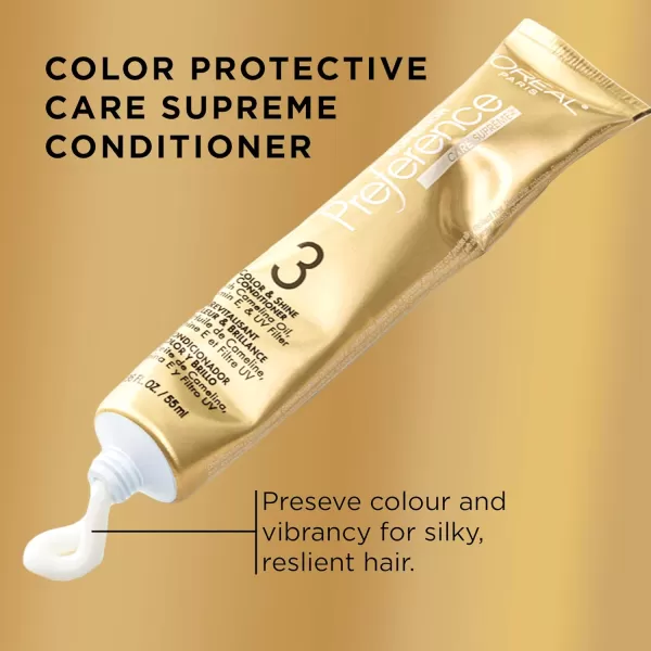 L'Oreal Paris Superior Preference Fade-Defying + Shine Permanent Hair Color, 9.5N Lightest Natural Blonde, Pack of 3, Hair Dye