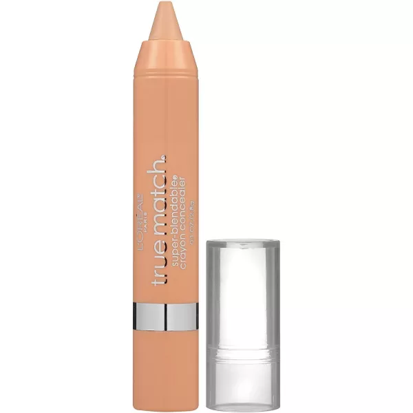 L'Oreal Paris True Match Super Blendable Crayon Concealer, Light/Medium Neutral, 0.1 oz.