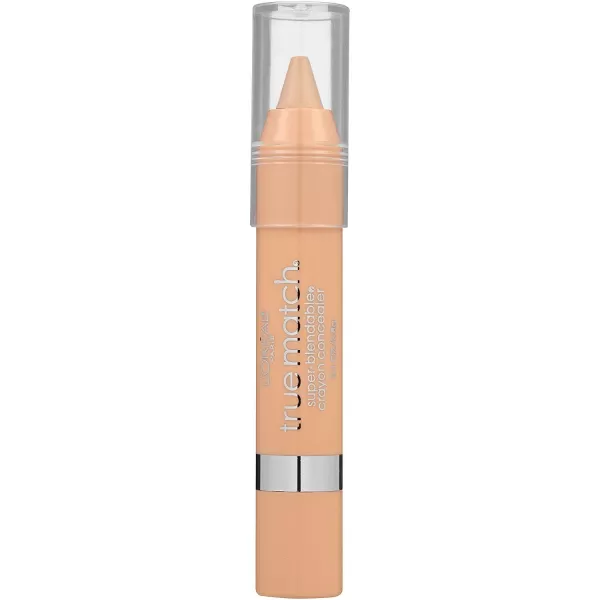 L'Oreal Paris True Match Super Blendable Crayon Concealer, Light/Medium Neutral, 0.1 oz.
