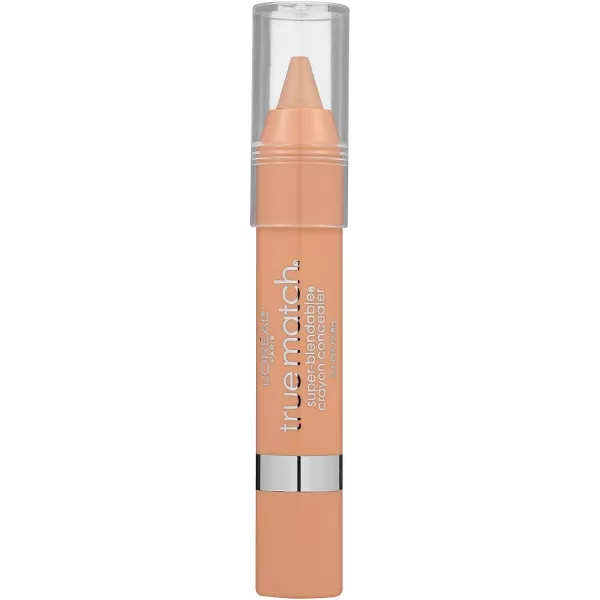 L'Oreal Paris True Match Super Blendable Crayon Concealer, Light/Medium Neutral, 0.1 oz.