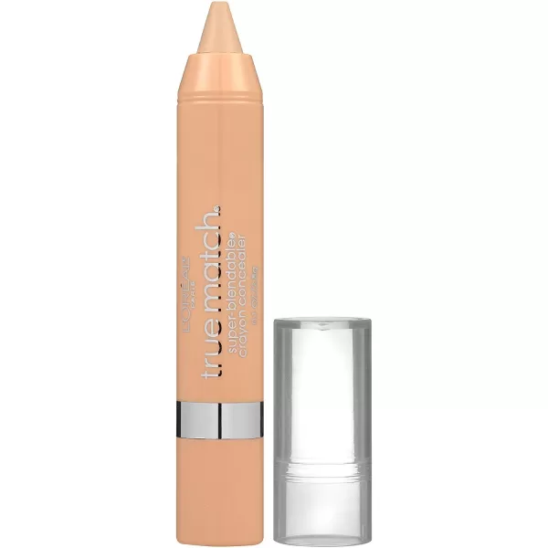 L'Oreal Paris True Match Super Blendable Crayon Concealer, Light/Medium Neutral, 0.1 oz.