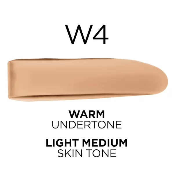 L'Oreal Paris True Match Super-Blendable Foundation, Medium Coverage Liquid Foundation Makeup, W8, Medium Deep, 1 Fl Oz