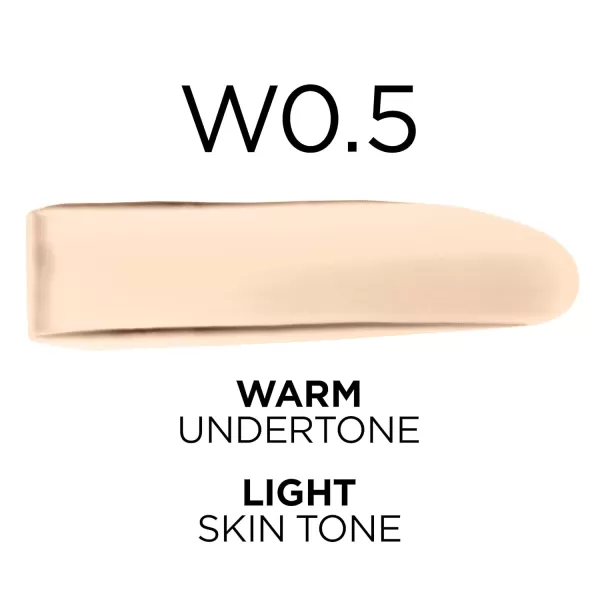 L'Oreal Paris True Match Super-Blendable Foundation, Medium Coverage Liquid Foundation Makeup, W8, Medium Deep, 1 Fl Oz