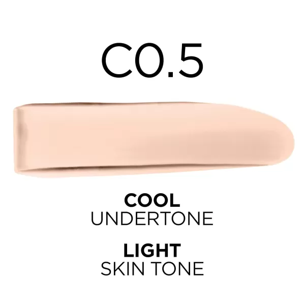 L'Oreal Paris True Match Super-Blendable Foundation, Medium Coverage Liquid Foundation Makeup, W8, Medium Deep, 1 Fl Oz