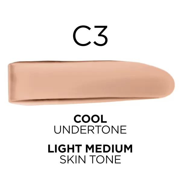 L'Oreal Paris True Match Super-Blendable Foundation, Medium Coverage Liquid Foundation Makeup, W8, Medium Deep, 1 Fl Oz