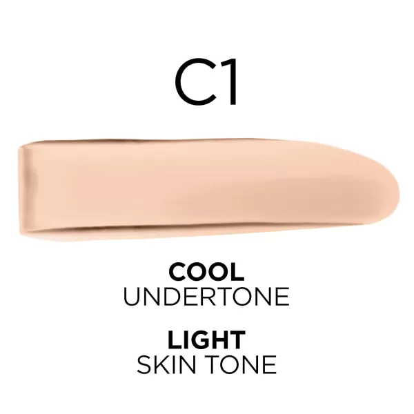 L'Oreal Paris True Match Super-Blendable Foundation, Medium Coverage Liquid Foundation Makeup, W8, Medium Deep, 1 Fl Oz