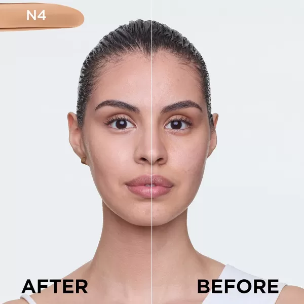 L'Oreal Paris True Match Super-Blendable Foundation, Medium Coverage Liquid Foundation Makeup, W8, Medium Deep, 1 Fl Oz