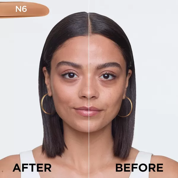L'Oreal Paris True Match Super-Blendable Foundation, Medium Coverage Liquid Foundation Makeup, W8, Medium Deep, 1 Fl Oz