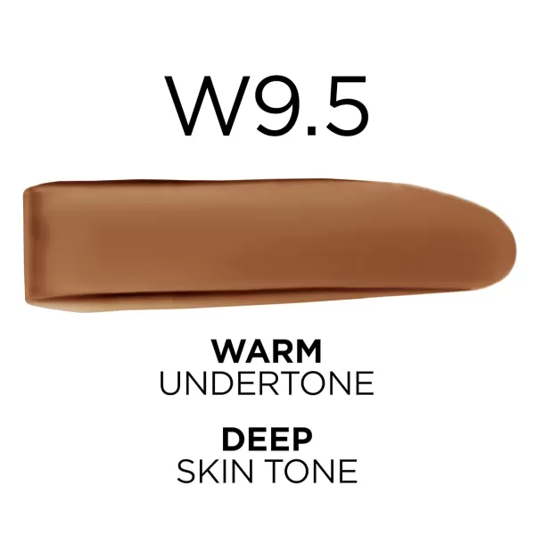 L'Oreal Paris True Match Super-Blendable Foundation, Medium Coverage Liquid Foundation Makeup, W8, Medium Deep, 1 Fl Oz