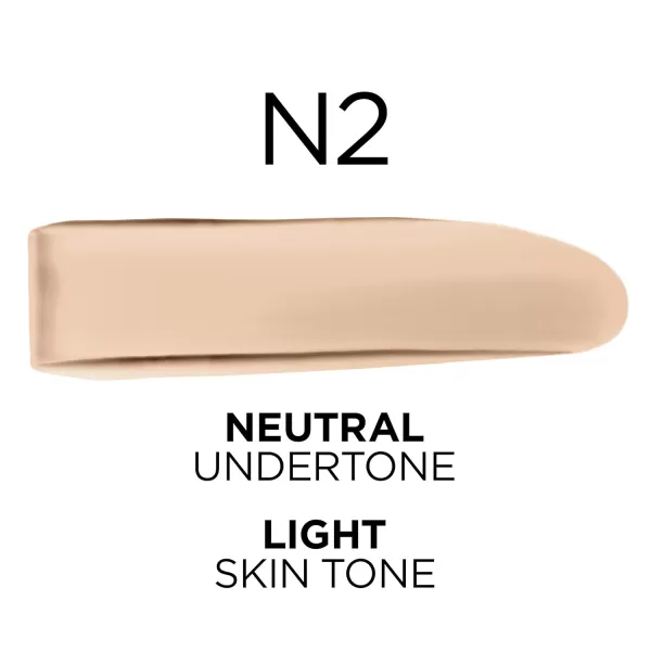 L'Oreal Paris True Match Super-Blendable Foundation, Medium Coverage Liquid Foundation Makeup, W8, Medium Deep, 1 Fl Oz