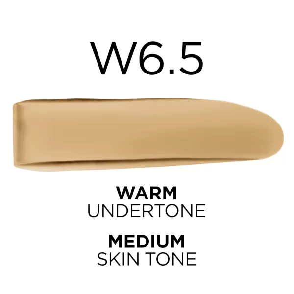 L'Oreal Paris True Match Super-Blendable Foundation, Medium Coverage Liquid Foundation Makeup, W8, Medium Deep, 1 Fl Oz