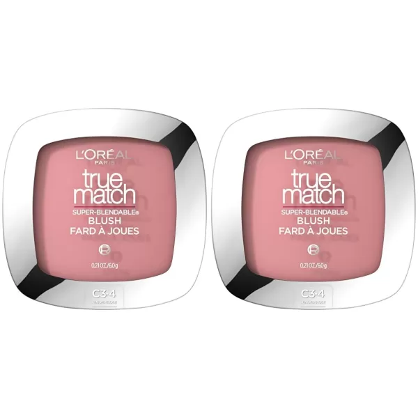 L'Oreal Paris True Match Super-Blendable Powder Blush, Innocent Flush, 0.21 Oz 
