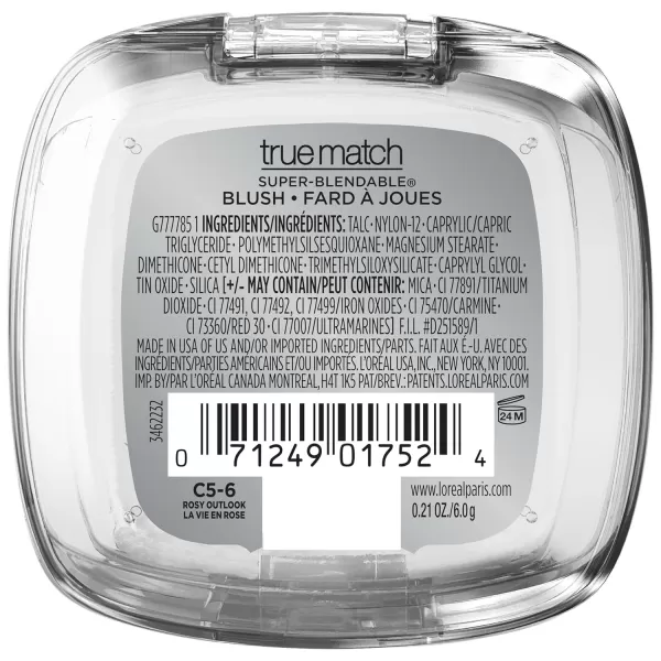 L'Oreal Paris True Match Super-Blendable Powder Blush, Innocent Flush, 0.21 Oz 