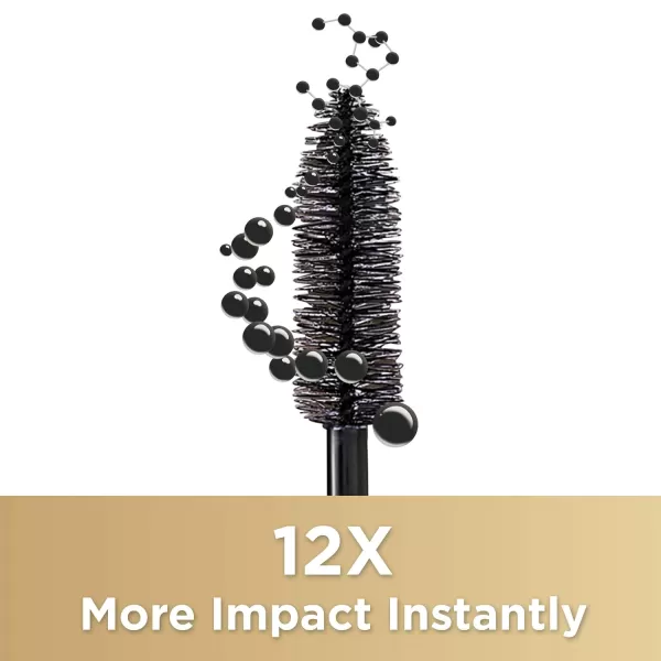 L'Oreal Paris Voluminous Extra Volume Collagen Plumping Mascara, Blackest Black, 0.34 Fl Oz, 2 Count