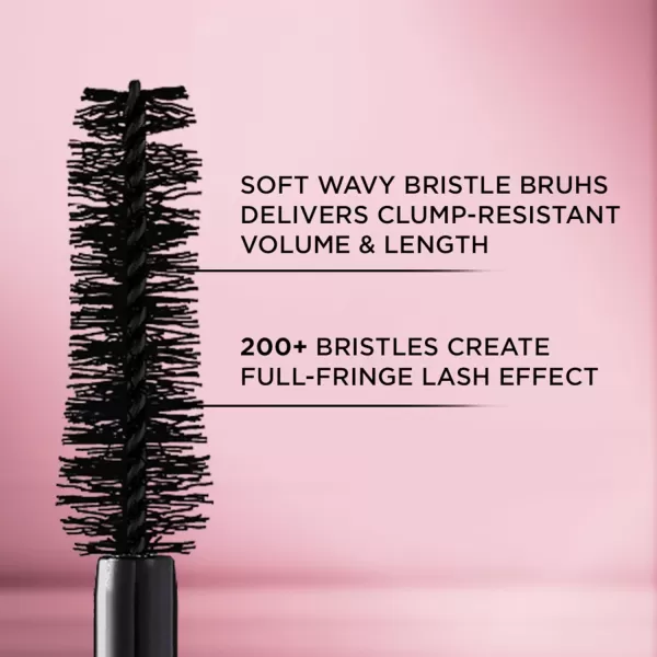 L'Oreal Paris Voluminous Lash Paradise Waterproof Mascara, Blackest Black, 0.25 Fl Oz 