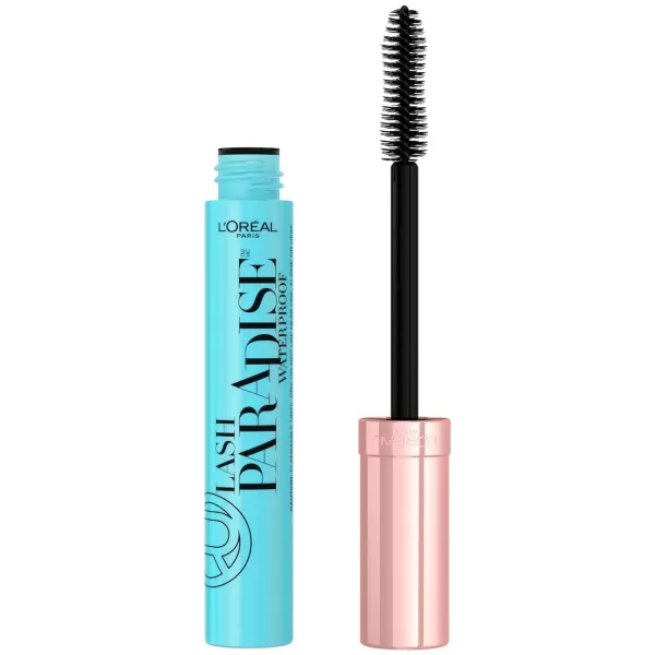 L'Oreal Paris Voluminous Lash Paradise Waterproof Mascara, Blackest Black, 0.25 Fl Oz 