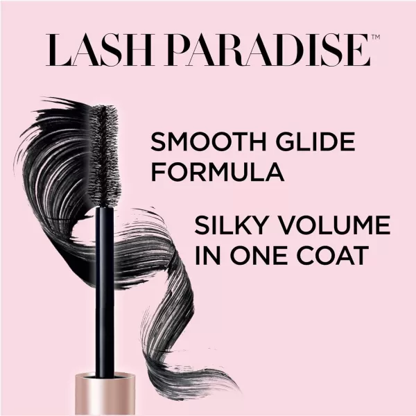 L'Oreal Paris Voluminous Lash Paradise Waterproof Mascara, Blackest Black, 0.25 Fl Oz 