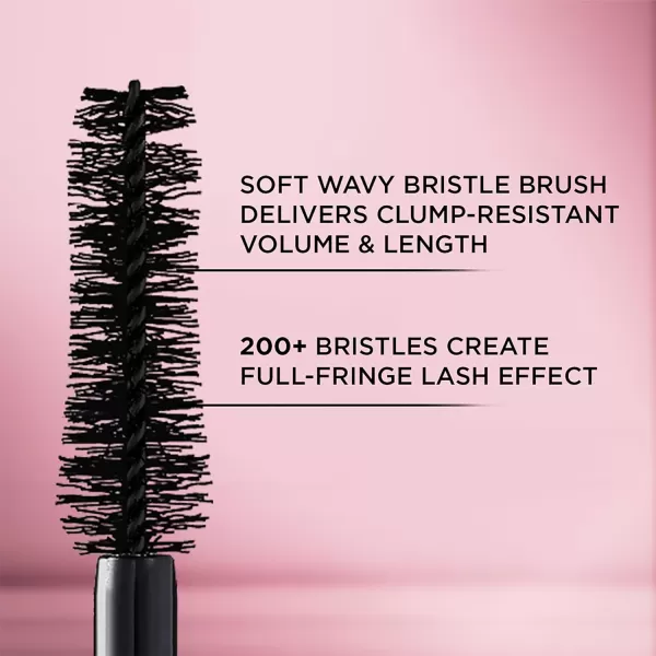 L'Oreal Paris Voluminous Makeup Lash Paradise Mascara, Voluptuous Volume, Intense Length, Feathery Soft Full Lashes, No Flaking, No Smudging, No Clumping, Blackest Black, 1 Count