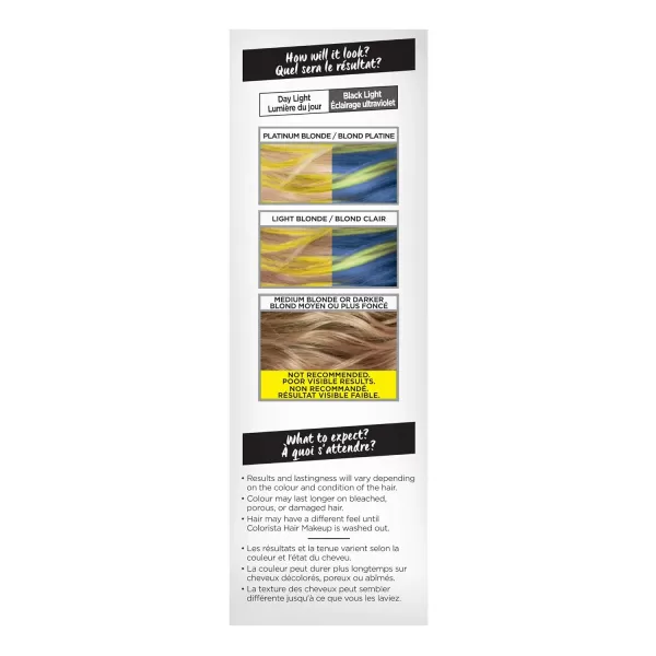L'oreal Paris Hair Color Colorista Makeup 1-day for Blondes, Lilac500, 1 Fluid Ounce