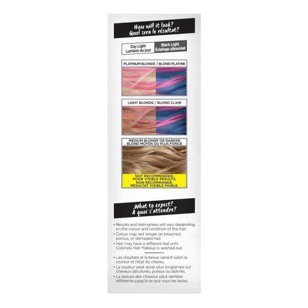 L'oreal Paris Hair Color Colorista Makeup 1-day for Blondes, Lilac500, 1 Fluid Ounce
