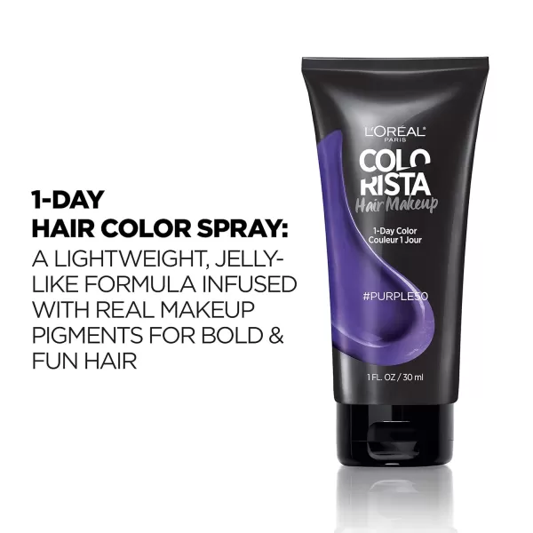 L'oreal Paris Hair Color Colorista Makeup 1-day for Blondes, Lilac500, 1 Fluid Ounce