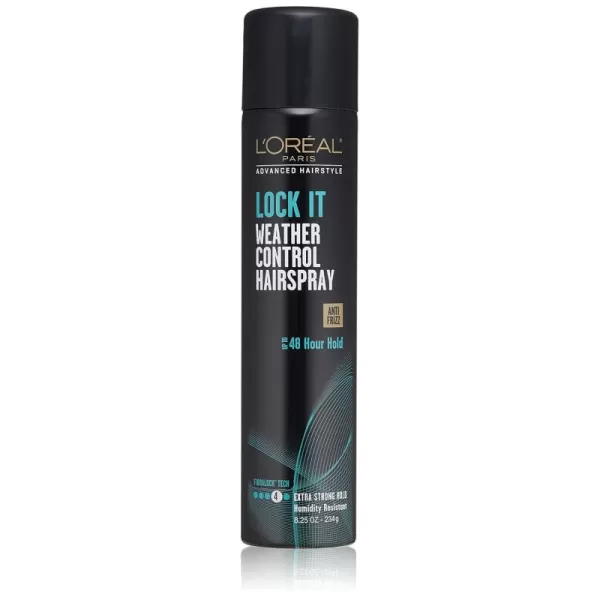 L'Oréal Paris Advanced Hairstyle LOCK IT Weather Control Hairspray, 8.25 oz. )