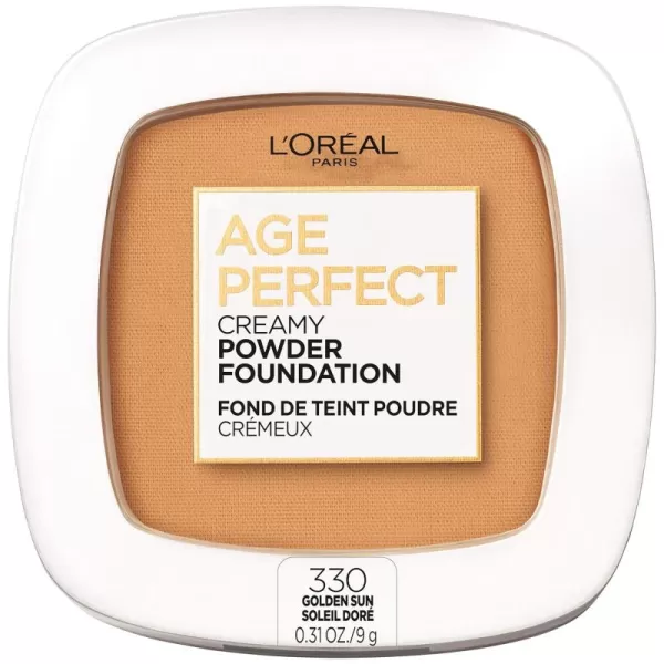 L'Oreal Paris Age Perfect Creamy Powder Foundation Compact, 355 Cappuccino, 0.31 oz.