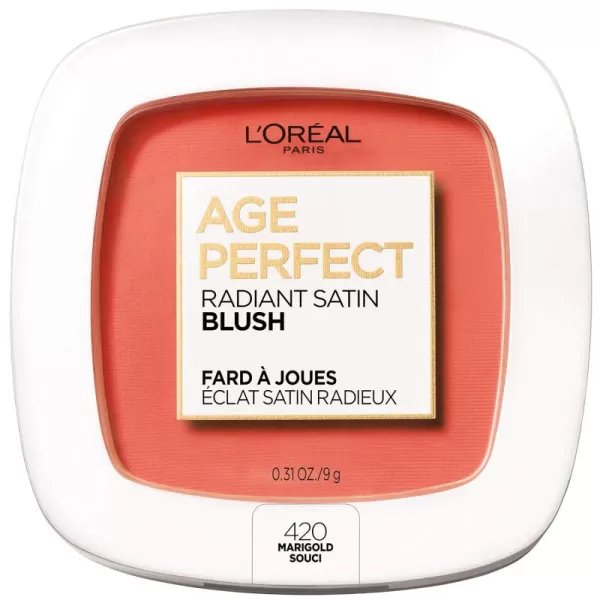 L'Oreal Paris Age Perfect Radiant Satin Blush with Camellia Oil, Rosewood