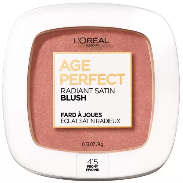 L'Oreal Paris Age Perfect Radiant Satin Blush with Camellia Oil, Rosewood
