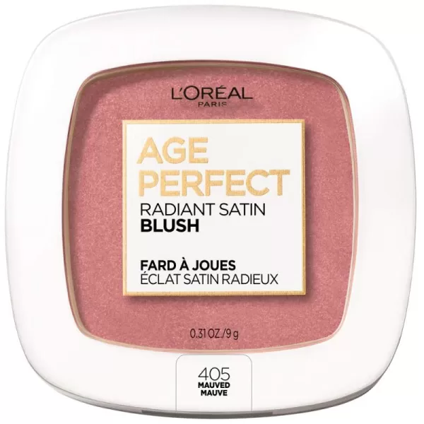 L'Oreal Paris Age Perfect Radiant Satin Blush with Camellia Oil, Rosewood
