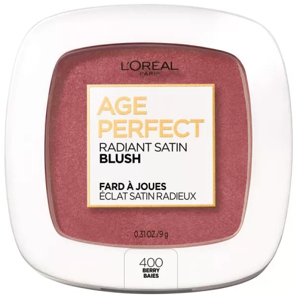 L'Oreal Paris Age Perfect Radiant Satin Blush with Camellia Oil, Rosewood