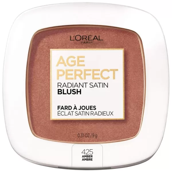 L'Oreal Paris Age Perfect Radiant Satin Blush with Camellia Oil, Rosewood