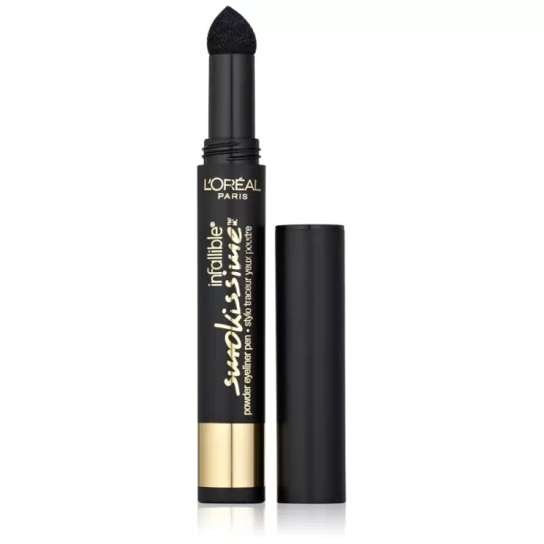 L’Oréal Paris Cosmetics Infallible Grip Precision Felt Eyeliner, Smudge Resistant, Long Lasting Waterproof Eyeliner, Black, Black, 0.03 fl oz