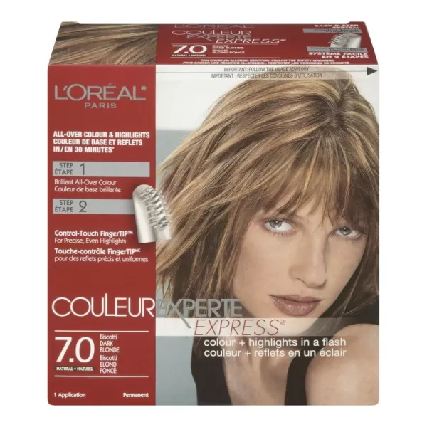 L'Oreal Paris Couleur Experte 2-Step Home Hair Color and Highlights Kit, Chocolate Mousse