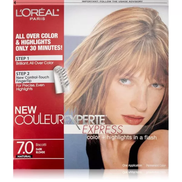 L'Oreal Paris Couleur Experte 2-Step Home Hair Color and Highlights Kit, Chocolate Mousse